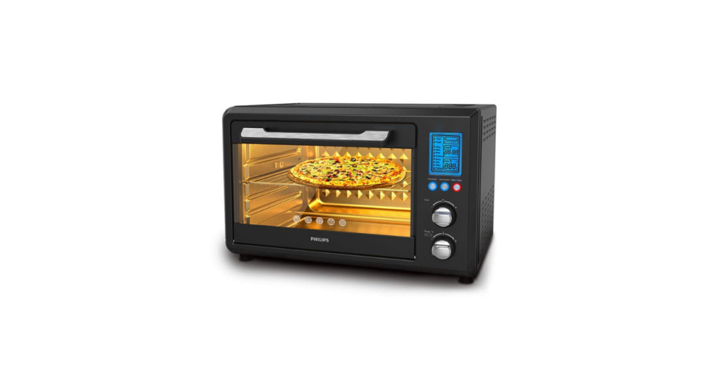 Philips HD6976/00 36-litres Digital Oven Toaster Grill, 2000W, with Opti Temp Technology & preset Indian Menus